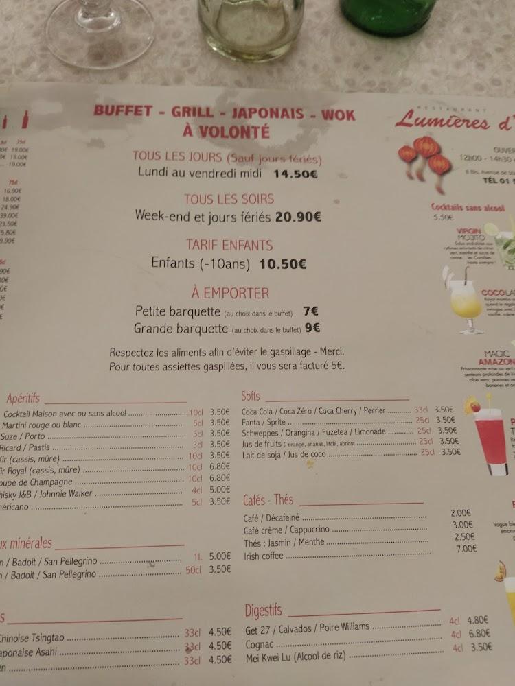 Lumières d’Asie - Menu Image 3